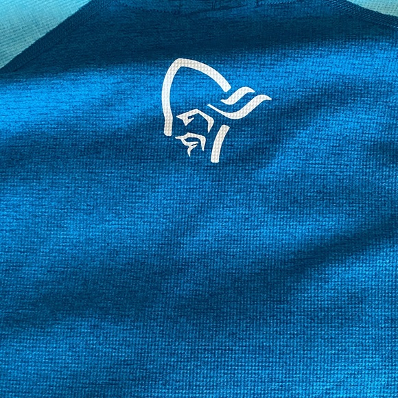 Norrøna Blue/Aqua Long Sleeve Shirt Women Medium - Picture 6 of 7